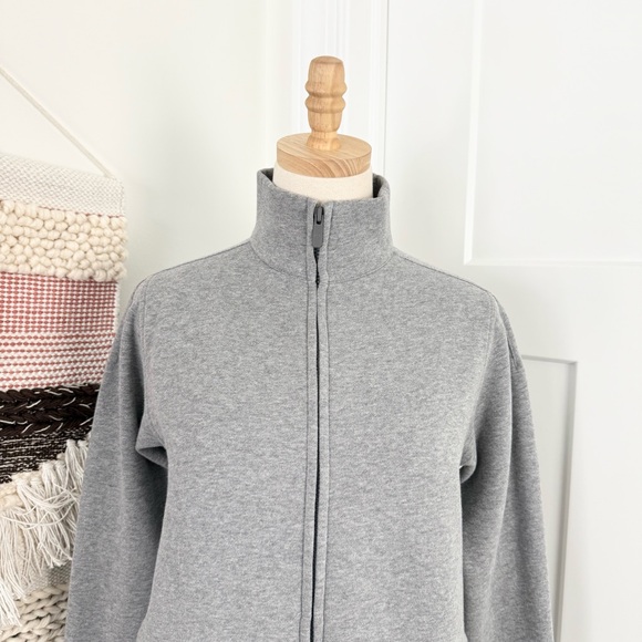 Lululemon Wind Down Zip Up Jacket Heather Grey Sz 4 - Picture 3 of 13